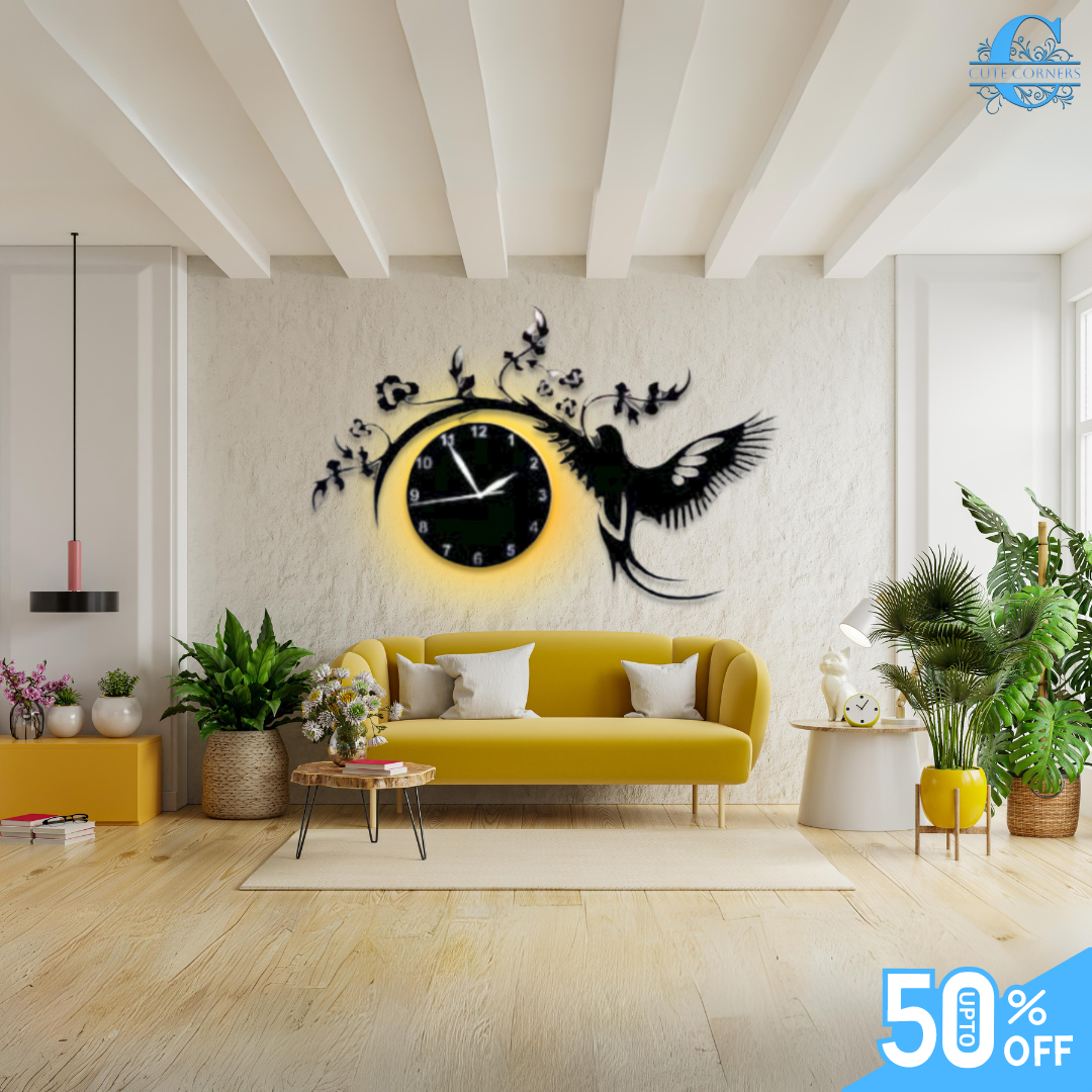 Beautiful Bird Wall Clock